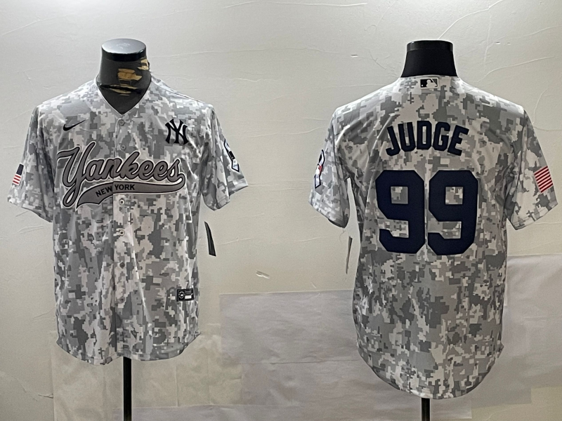 Men's New York Yankees Aaron Judge #99 Arctic Camo 2024 Salute to Service Limited Jersey1