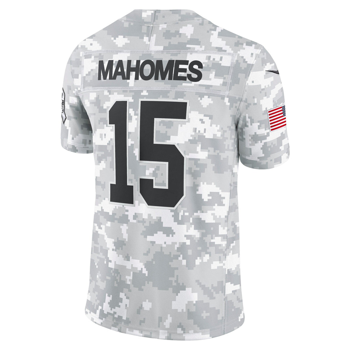 Patrick Mahomes Kansas City Chiefs Nike 2024 Salute to Service Limited Jersey - Arctic Camo