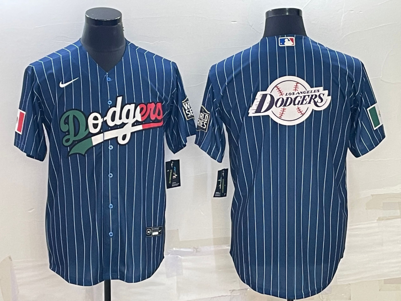 Men's Los Angeles Dodgers Blue Replica Player Team Jersey1
