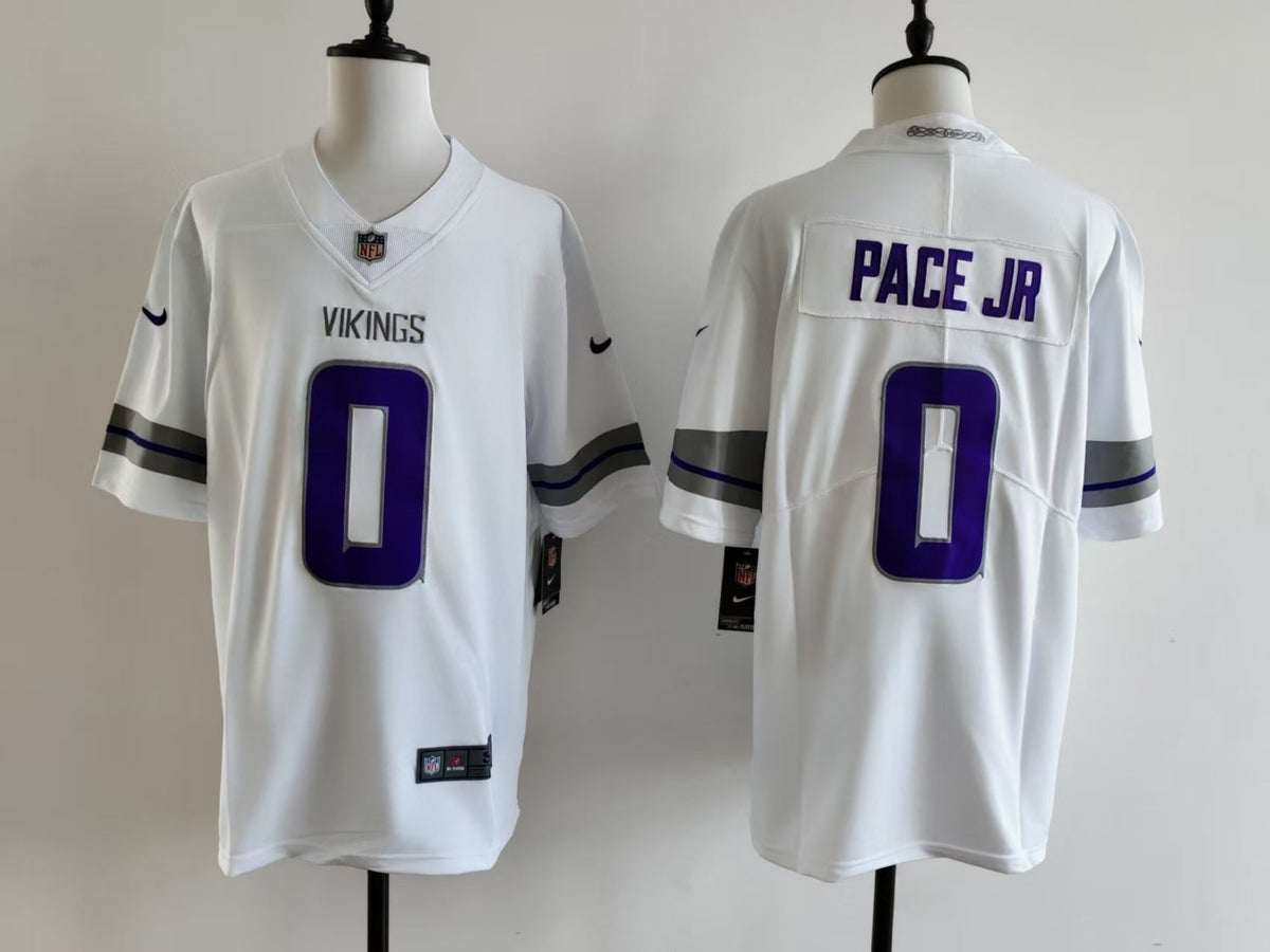 Men's Minnesota Vikings Ivan Pace Jr Nike Jersey - White