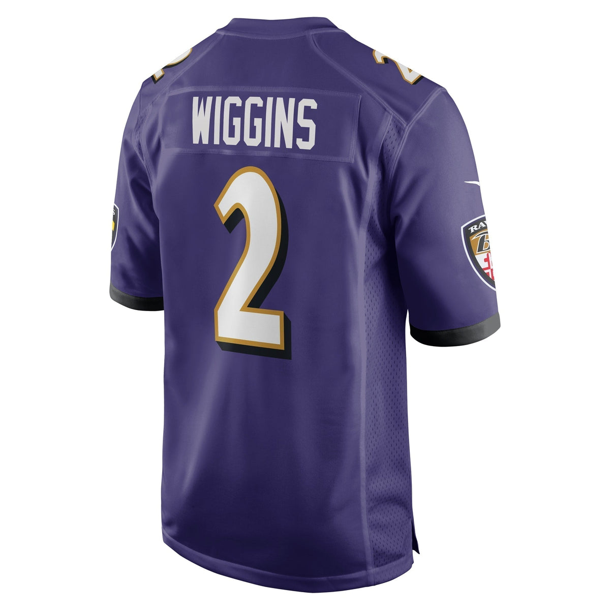 Nate Wiggins Baltimore Ravens Nike 2024 NFL Draft First Round Pick Game Jersey - Purple