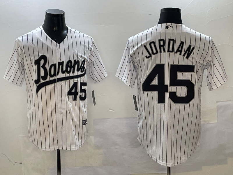 Men's Chicago White Sox Michael Jordan #45 White Limited Player Jersey