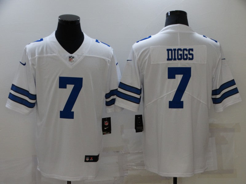 Men's Dallas Cowboys Trevon Diggs #7 White Game Player Jersey1