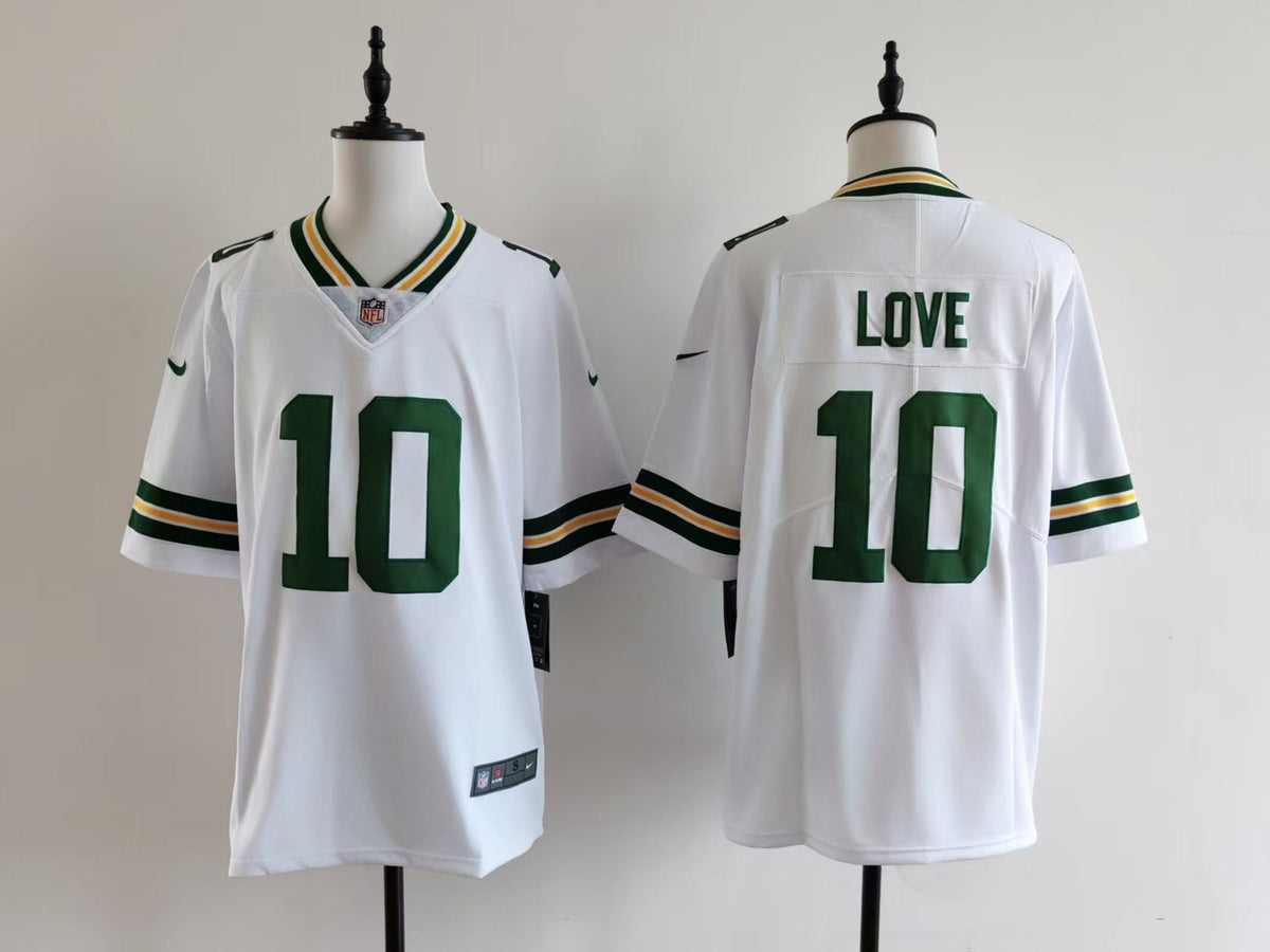 Men's Green Bay Packers Jordan Love Nike Jersey - White