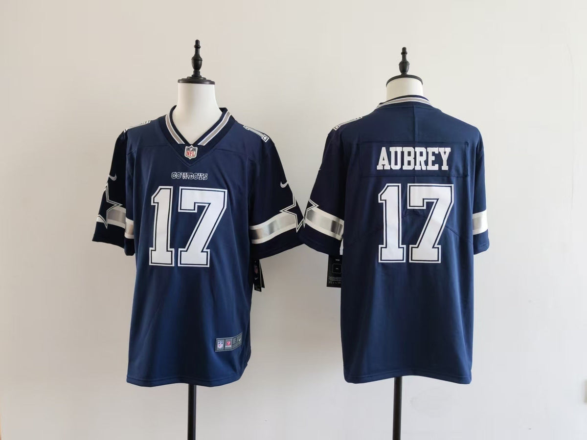 Men's Dallas cowboys Brandon Aubrey Jersey-Blue