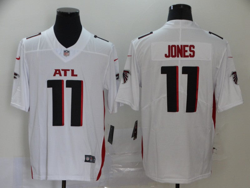 Men's Atlanta Falcons Julio Jones #11 White Game Player Jersey1
