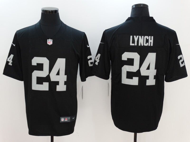 Men's Oakland Raiders Marshawn Lynch Jersey - Black