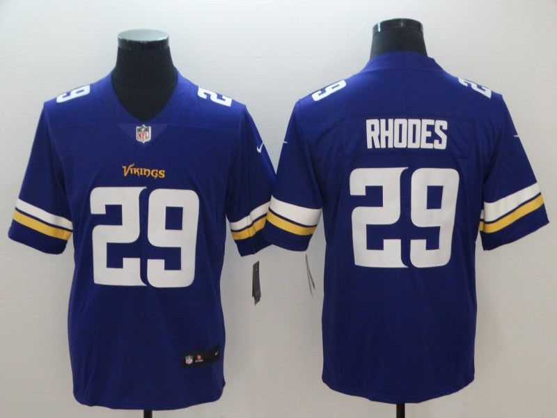 Men's Minnesota Vikings Xavier Rhodes #29 Purple Game Jersey1