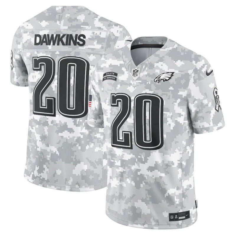 Brian Dawkins Philadelphia Eagles Salute To Service 2024 Jersey