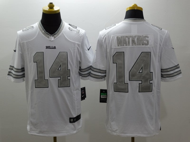 Men's Buffalo Bills Sammy Watkins #14 White Game Jersey1