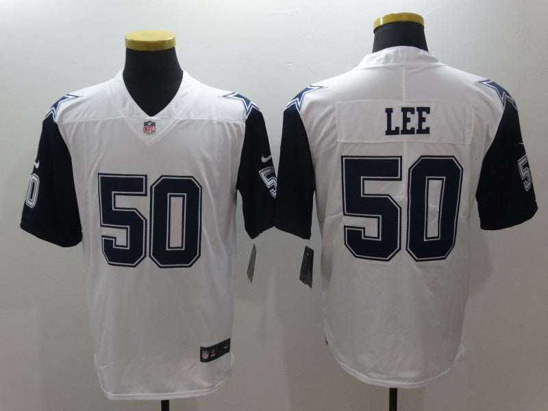 Men's Dallas Cowboys Sean Lee #50 White Game Player Jersey1