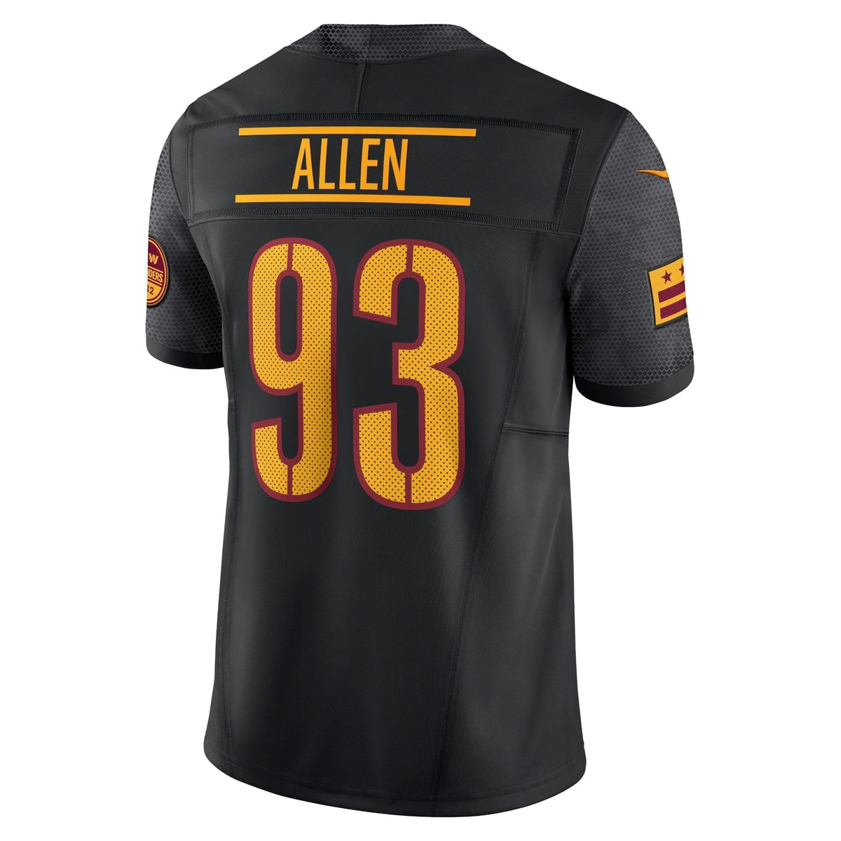 Jonathan Allen Washington Commanders Nike Alternate Vapor F.U.S.E. Limited Jersey - Black