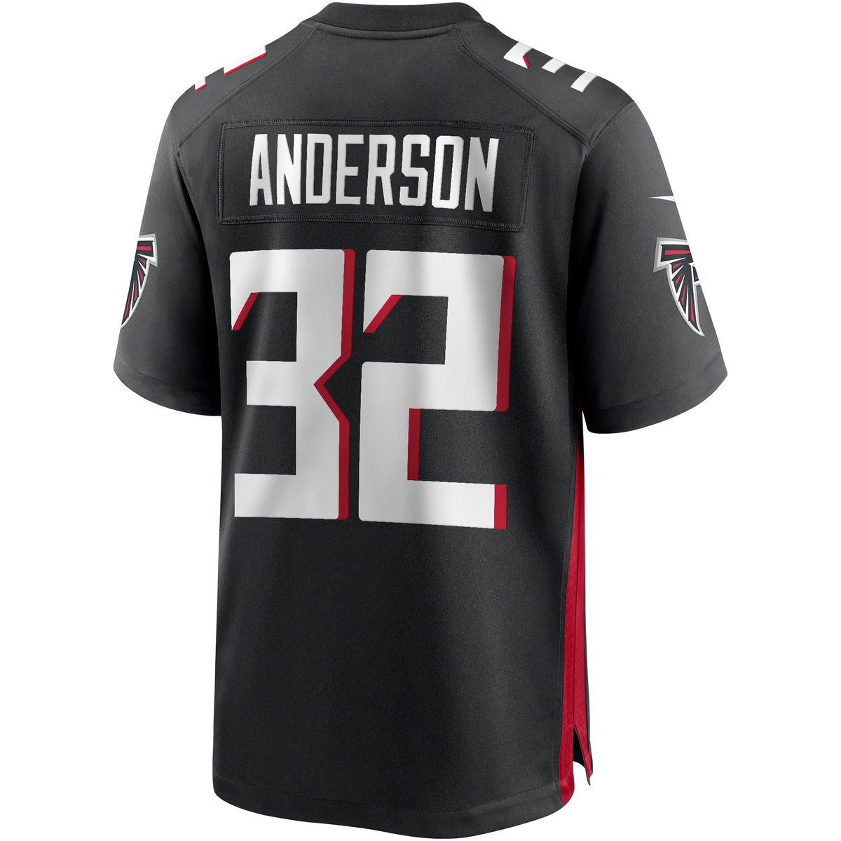 Jamal Anderson Atlanta Falcons Nike Game Retired Jersey - Black