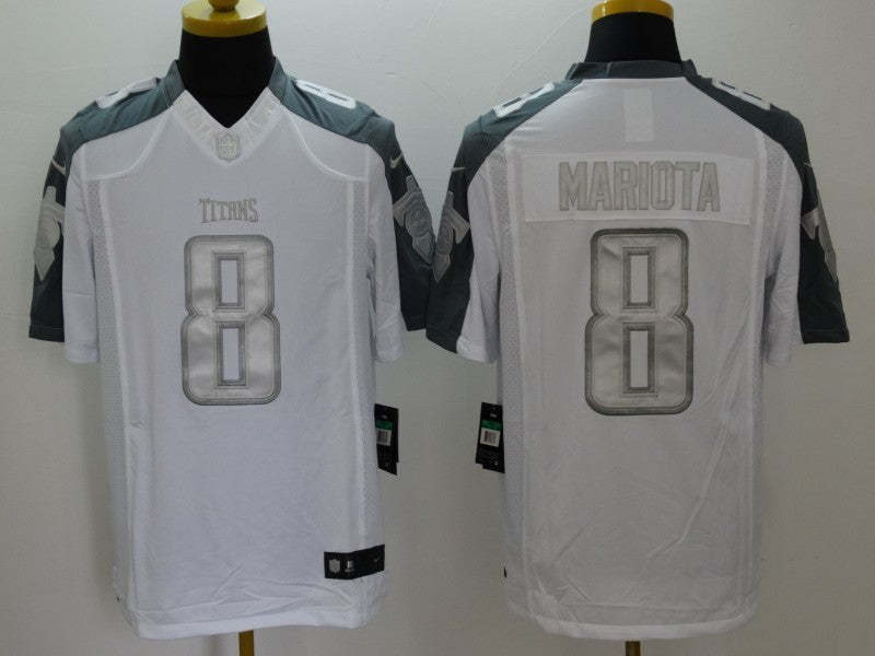 Men's Tennessee Titans Marcus Mariota #8 White Game Jersey1