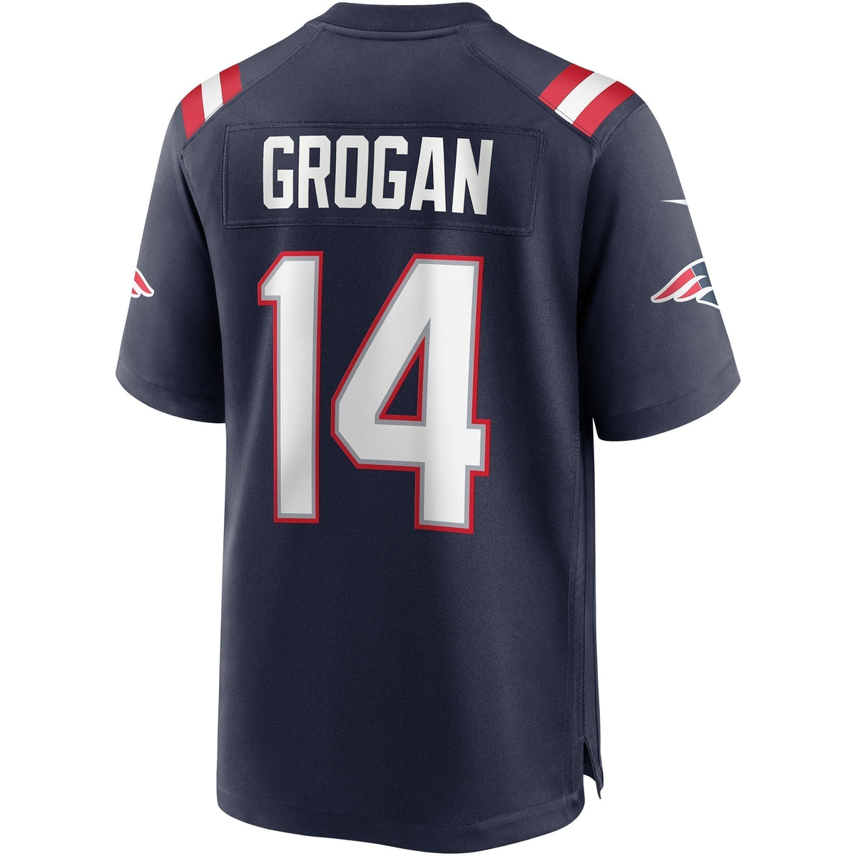 Steve Grogan New England Patriots Nike Game Retired Jersey - Navy