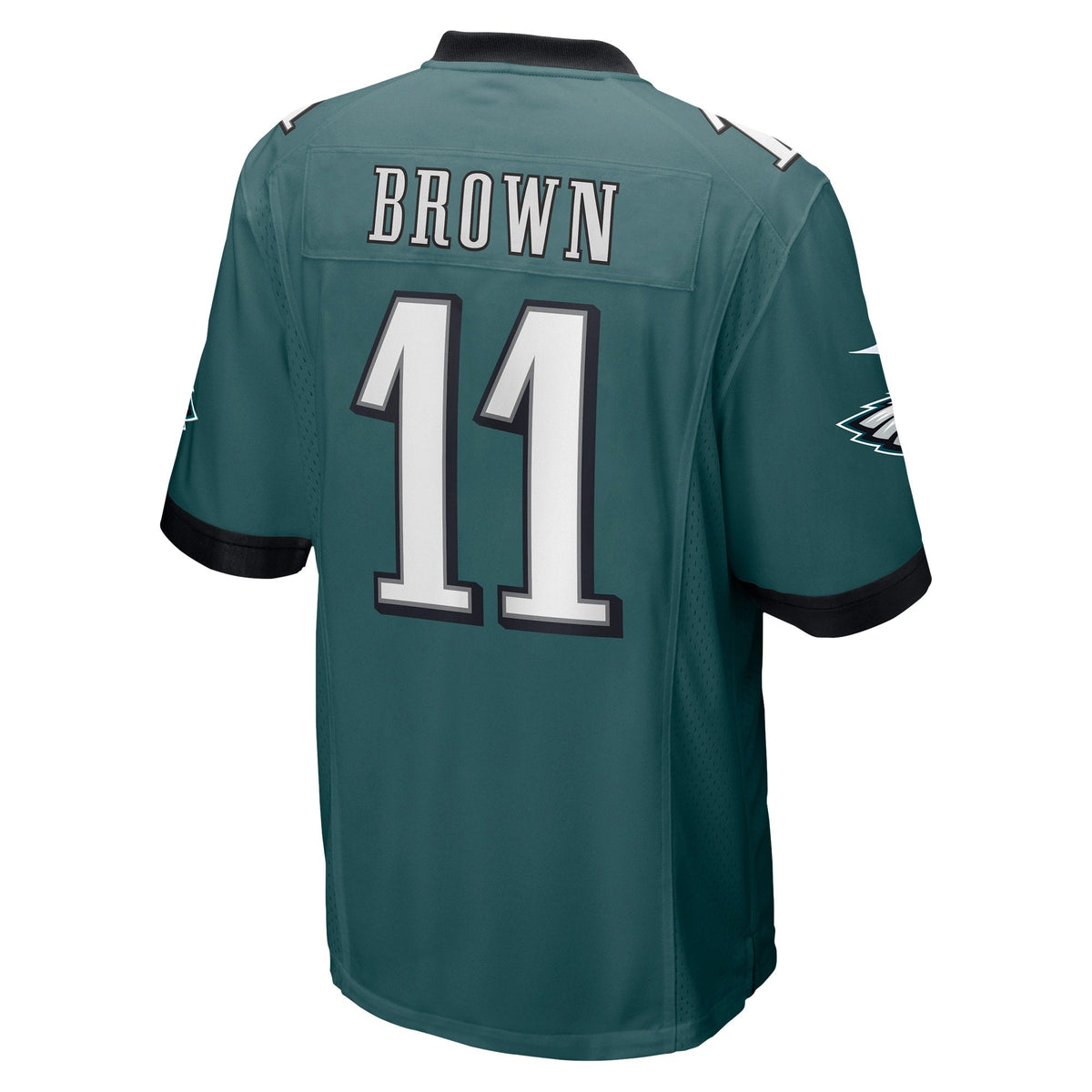 A.J. Brown Philadelphia Eagles Nike Game Jersey - Midnight Green