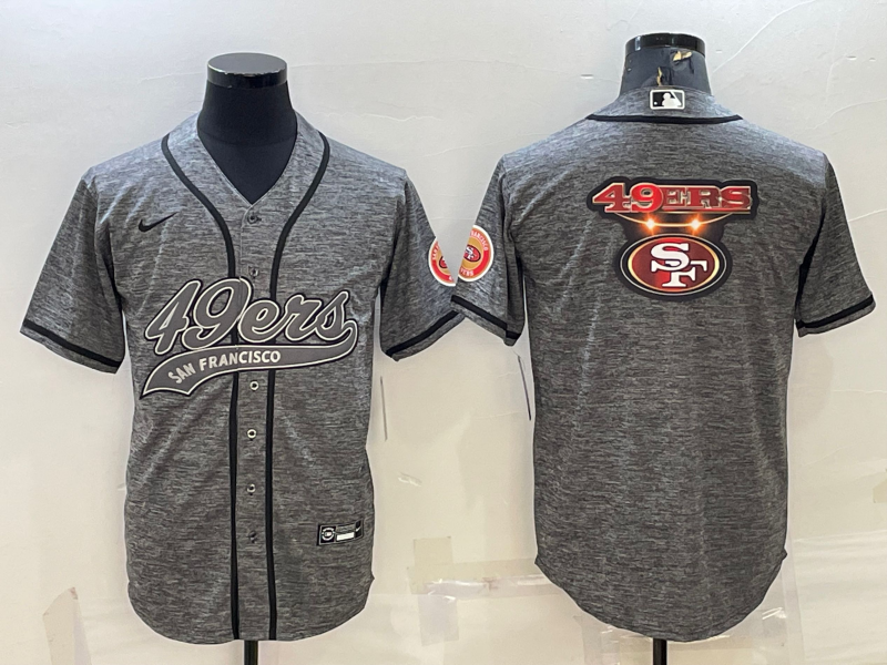 Men's San Francisco 49ers Gray Game Jersey1