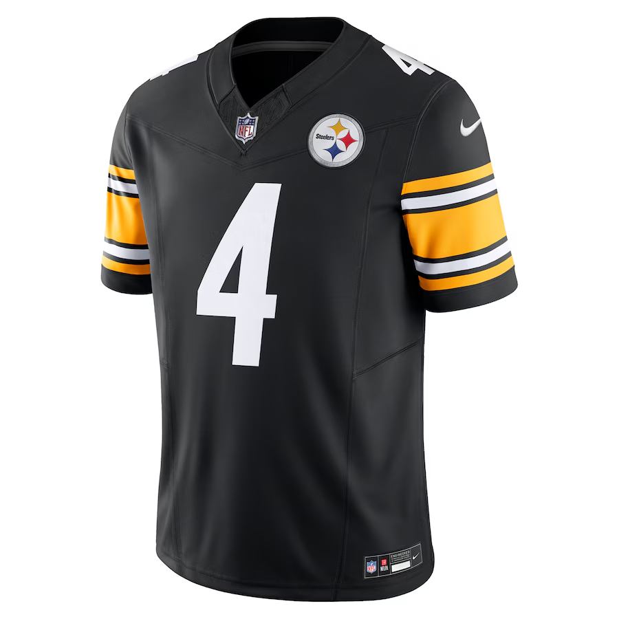 Men's Nike DK Metcalf Black Pittsburgh Steelers Team Vapor F.U.S.E. Limited Jersey