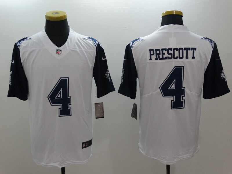 Men's Dallas cowboys Dak Prescott Jersey-White#4