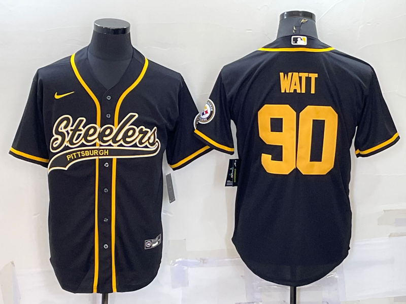 Men's Pittsburgh Steelers T.J. Watt #90 Black Vapor F.U.S.E. Limited Jersey1 Joint edition
