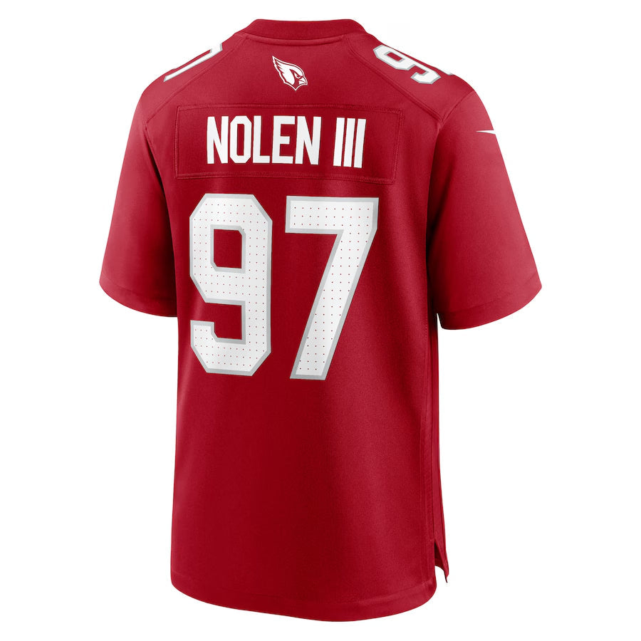Arizona Cardinals Walter Nolen Nike Cardinal 2025 NFL Draft First Round Pick Game Jersey