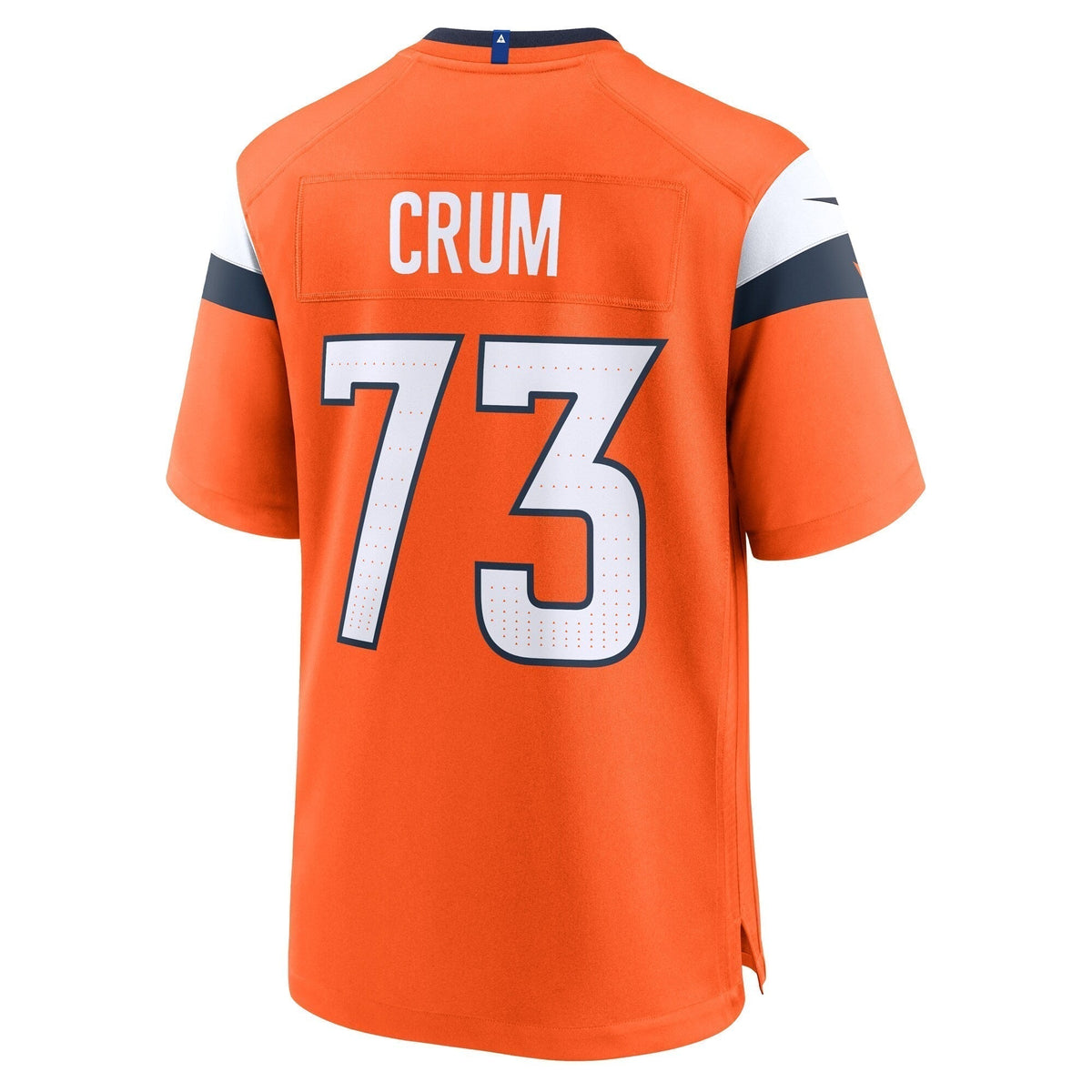 Frank Crum Denver Broncos Nike Team Game Jersey - Orange