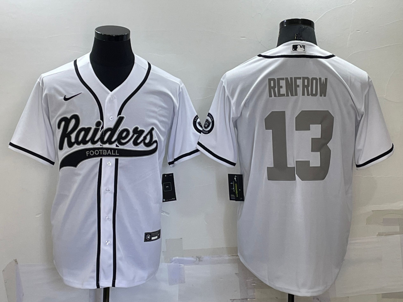 Men's Las Vegas Raiders Hunter Renfrow #13 White Player Jersey1 Joint Edition