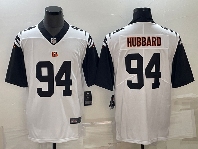Men's Cincinnati Bengals Sam Hubbard #94 White Game Jersey1