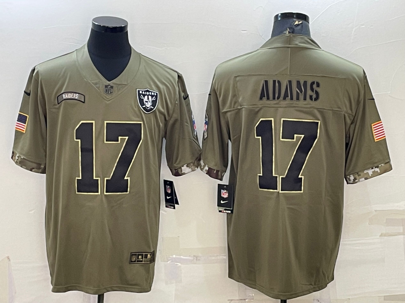 Men's Las Vegas Raiders #17 Davante Adams Game Jersey1 Stitched American Football Jerseys
