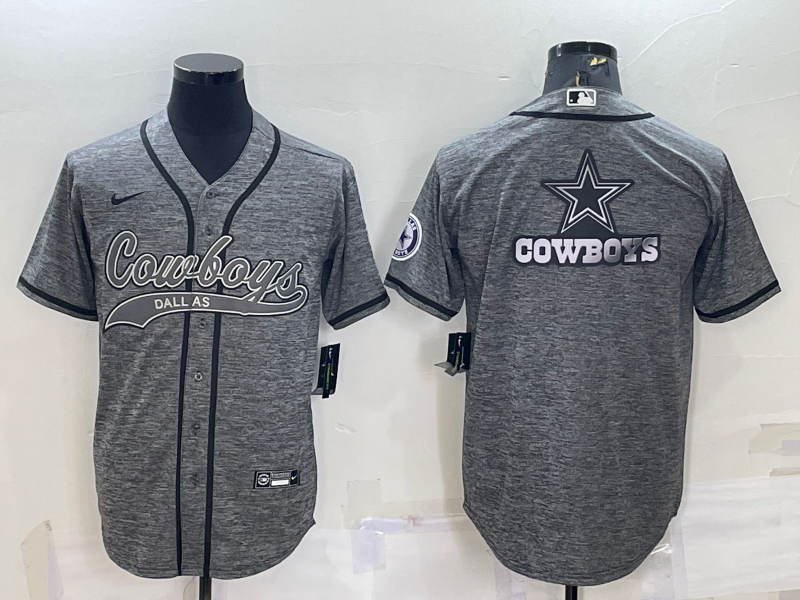 Men's Dallas Cowboys Gray Player Jersey1