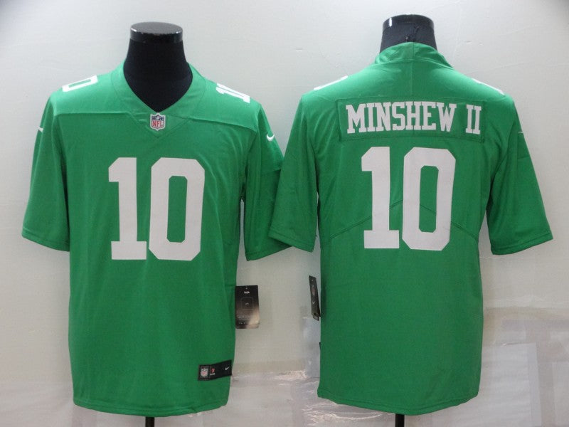 Men's Philadelphia Eagles Gardner Minshew II #10 Kelly Green Game Jersey1