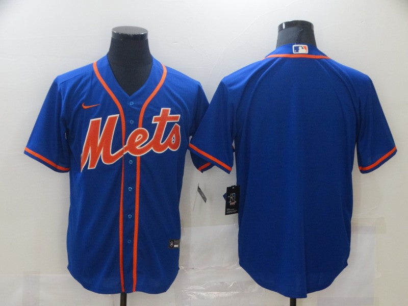 Men's New York Mets Royal Alternate Replica Blank Jersey1