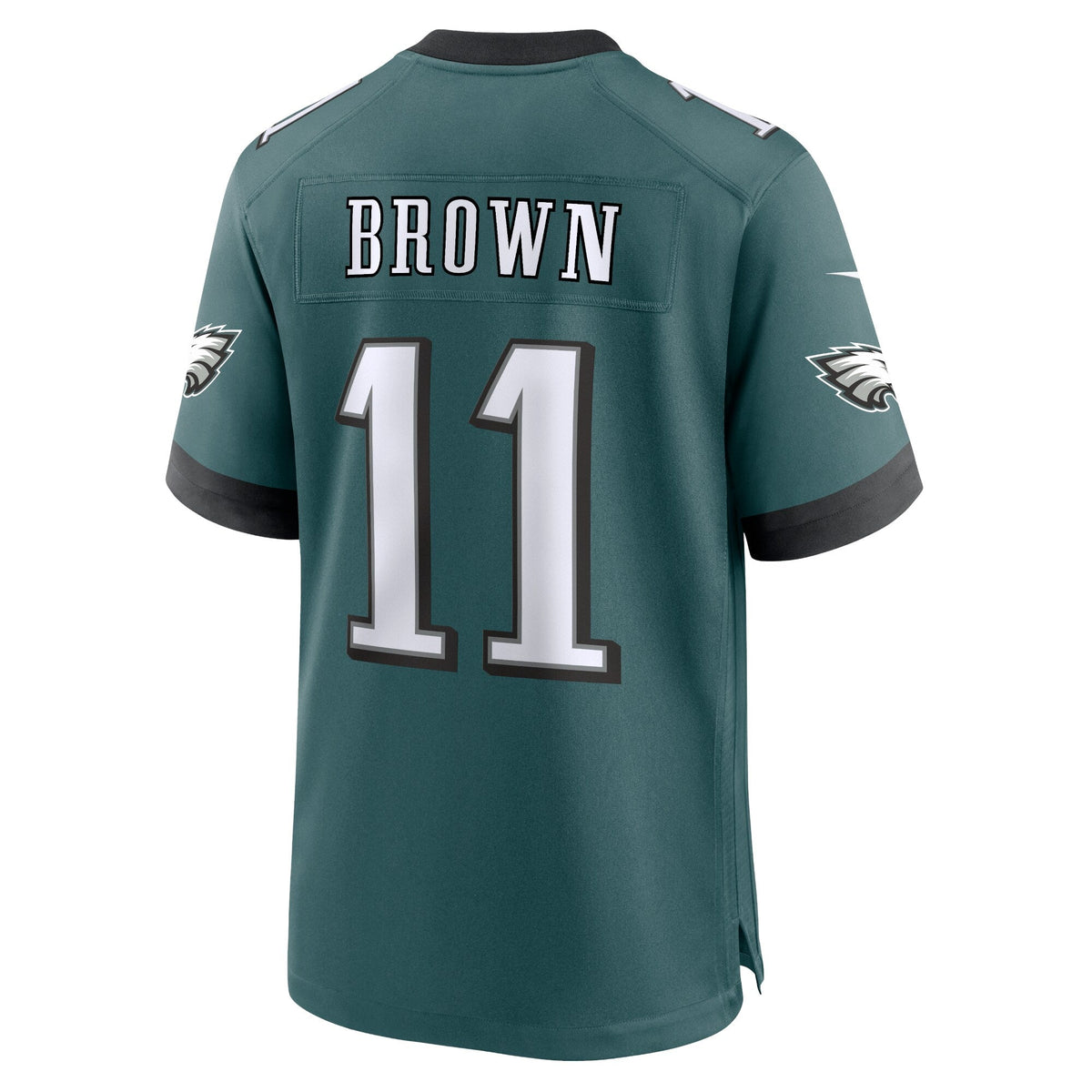 A.J. Brown Philadelphia Eagles Nike Team Game Jersey - Midnight Green