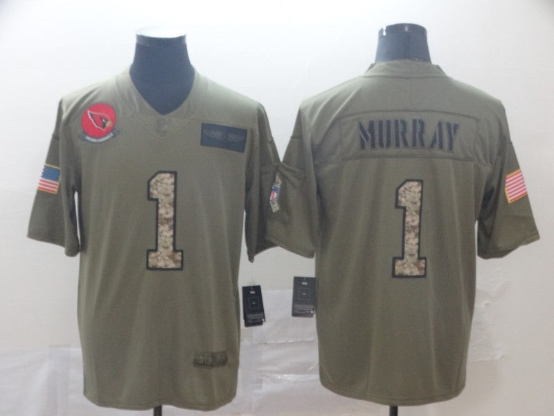 Men's Arizona Cardinals Kyler Murray #1 Brown Player Game Jersey1