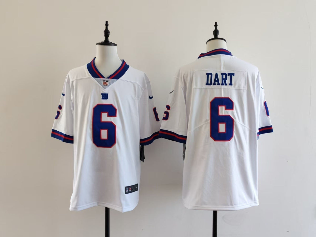Men's New York Giants Jaxson Dart Jersey-White