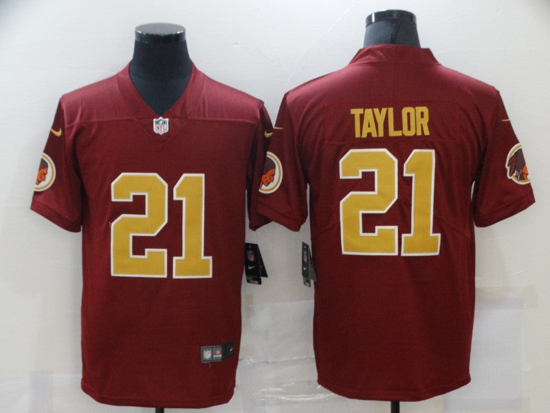 Men's Washington Commanders Sean Taylor #21 Red Game Player Jersey1