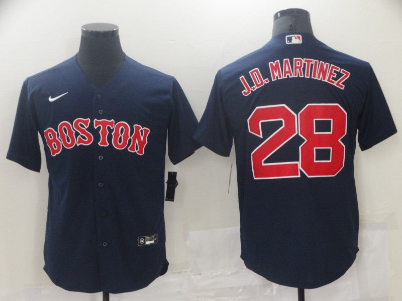 Men's Boston Red Sox J.D. Martinez #28 Navy Replica Baseball Jersey1