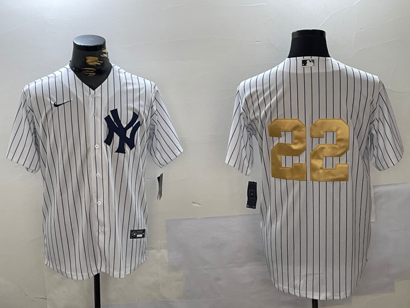 Men's New York Yankees Juan Soto #22 White Player Jersey1