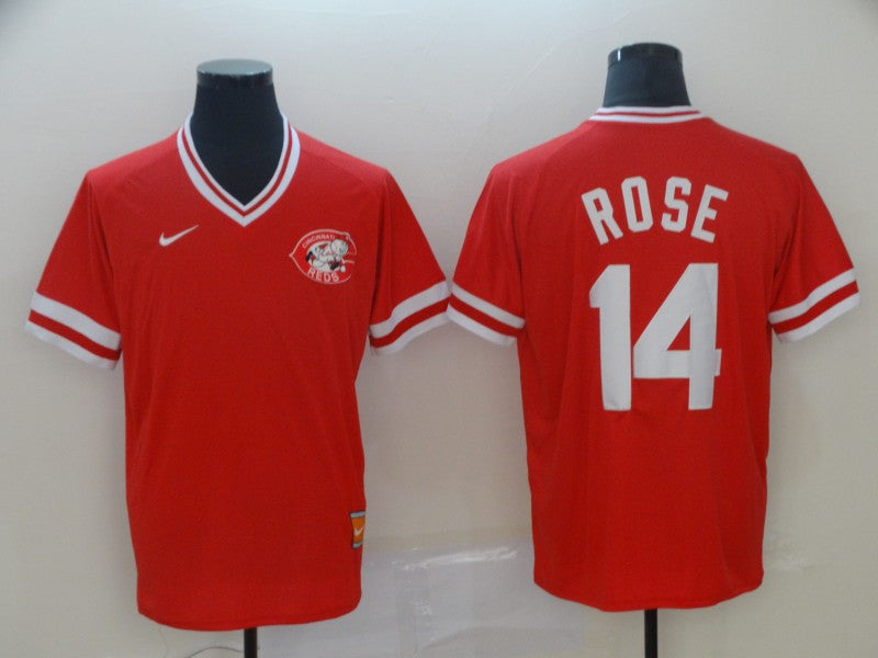 Men's Cincinnati Reds Pete Rose #14 Red Fashion Stitched Jersey1