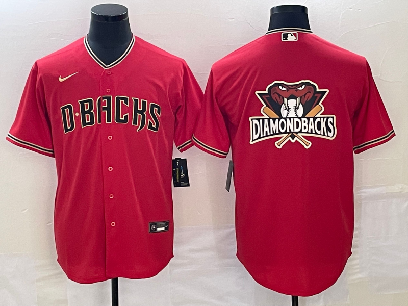 Men's Arizona Diamondbacks Red Replica Team Jersey1