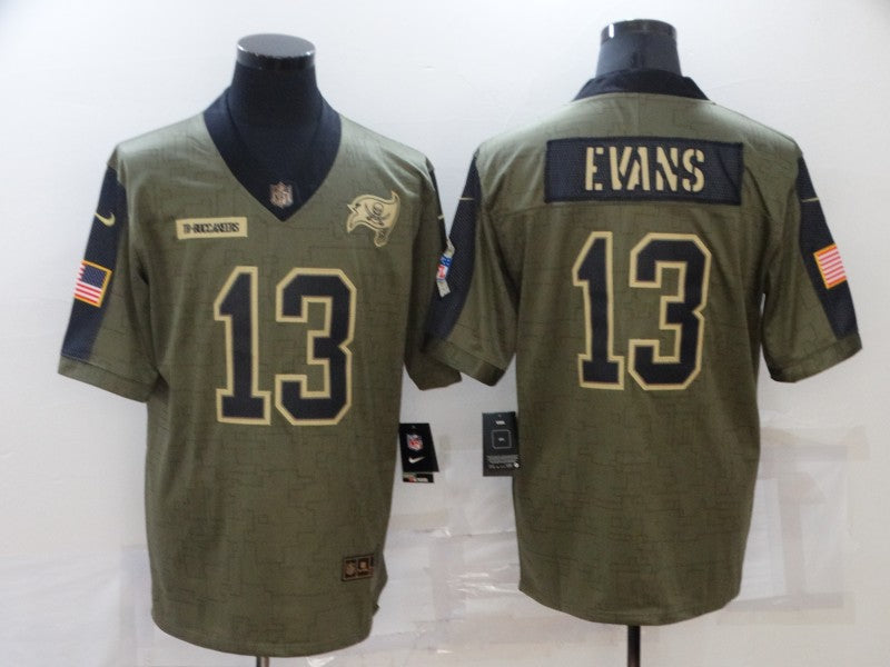 Men's Tampa Bay Buccaneers Mike Evans #13 Brown Player Game Jersey1