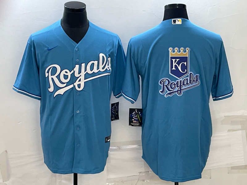 Men's Kansas City Royals Light Blue Replica Player Jersey1