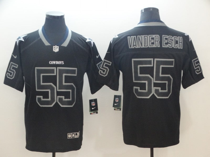 Men's Dallas Cowboys Leighton Vander Esch #55 Black Alternate Player Jersey1