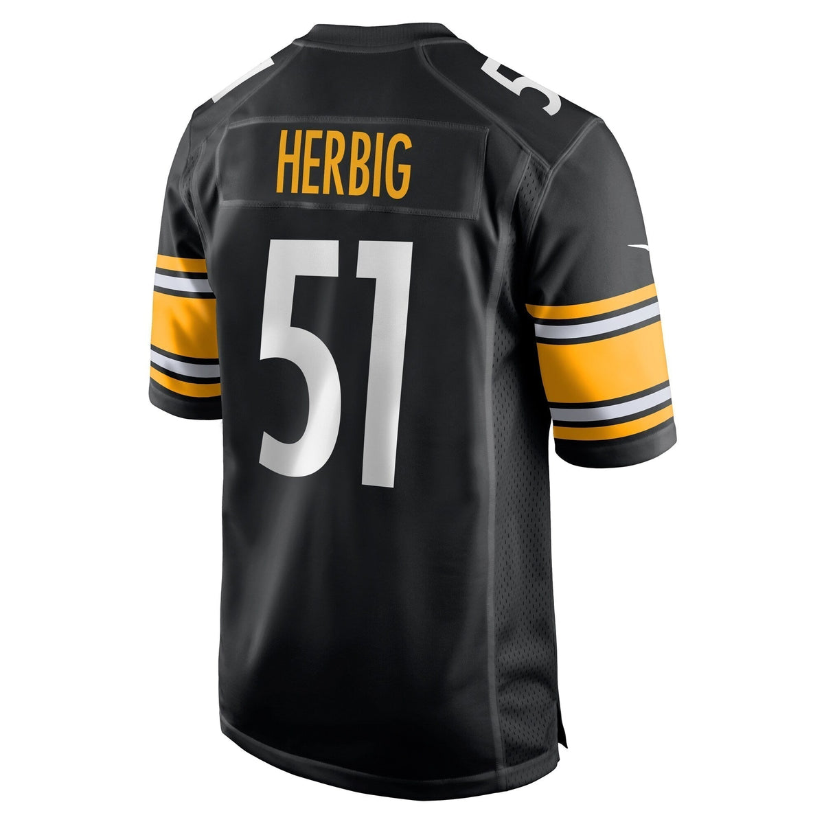 Nick Herbig Pittsburgh Steelers Nike Game Jersey - Black