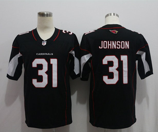 Men's Arizona Cardinals David Johnson #31 Black Game Jersey1