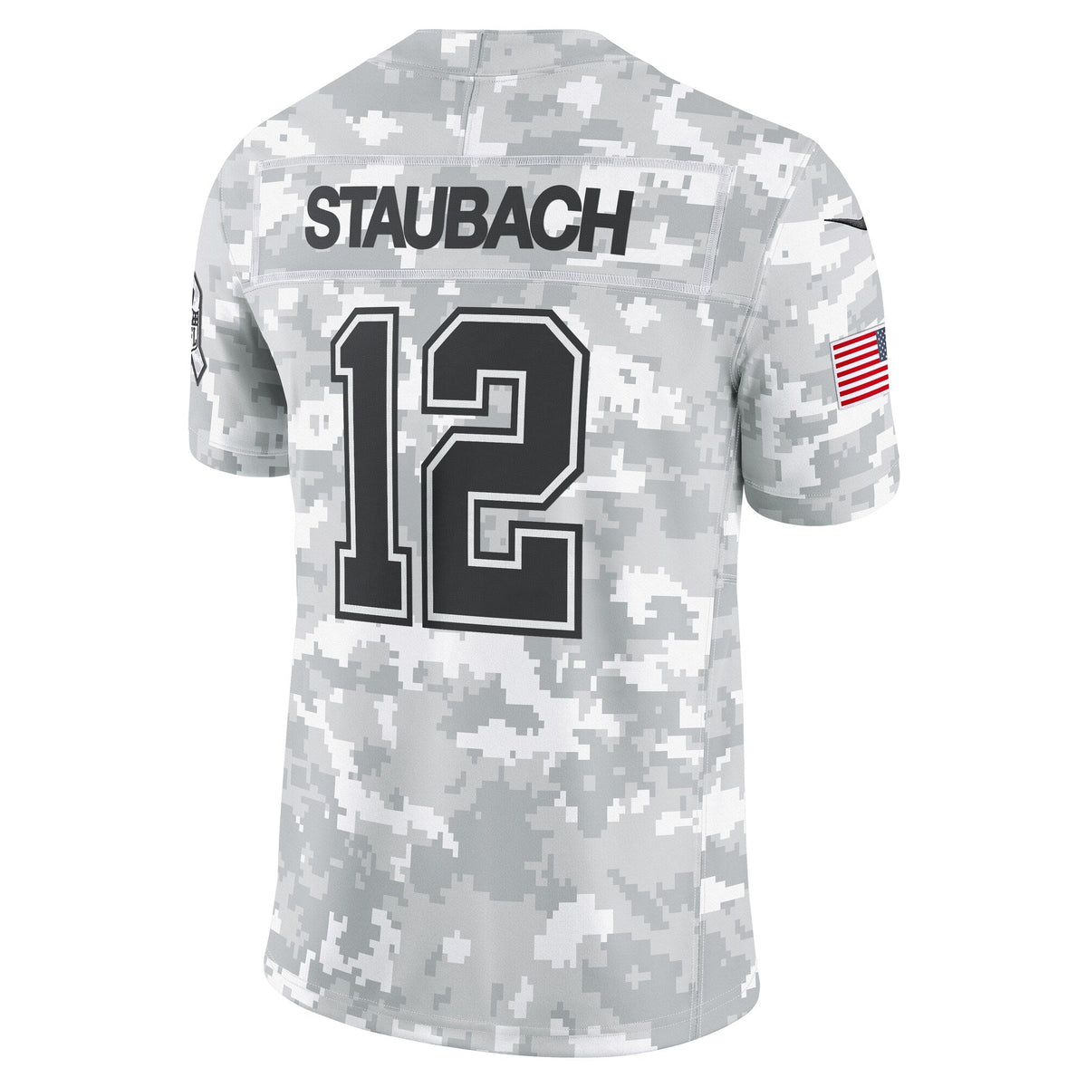 Roger Staubach Dallas Cowboys Nike 2024 Salute to Service Retired Limited Jersey - Arctic Camo