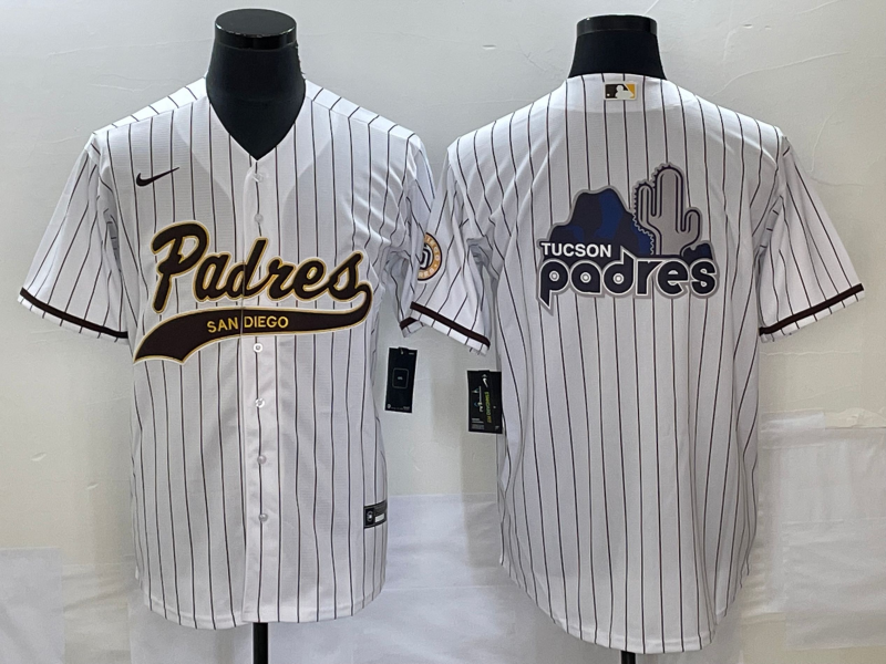 Men's San Diego Padres White Replica Team Jersey1 Joint Edition