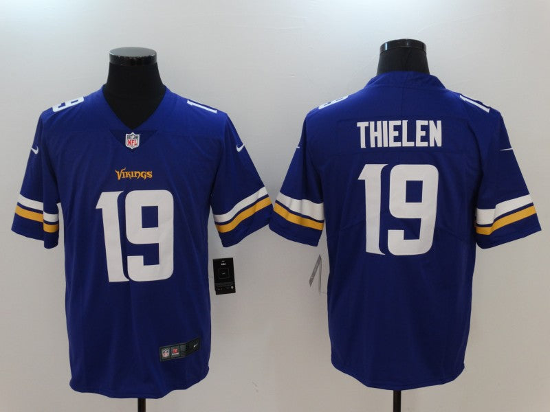 Men's Minnesota Vikings #19 Adam Thielen Purple Jersey1