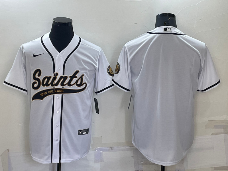 Men's New Orleans Saints White Blank Jersey1