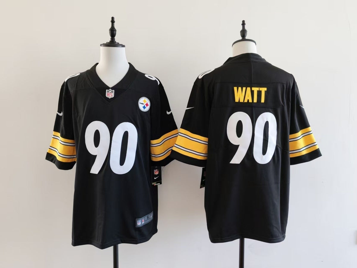 Men's Pittsburgh Steelers T.J. Watt Nike Jersey - Black
